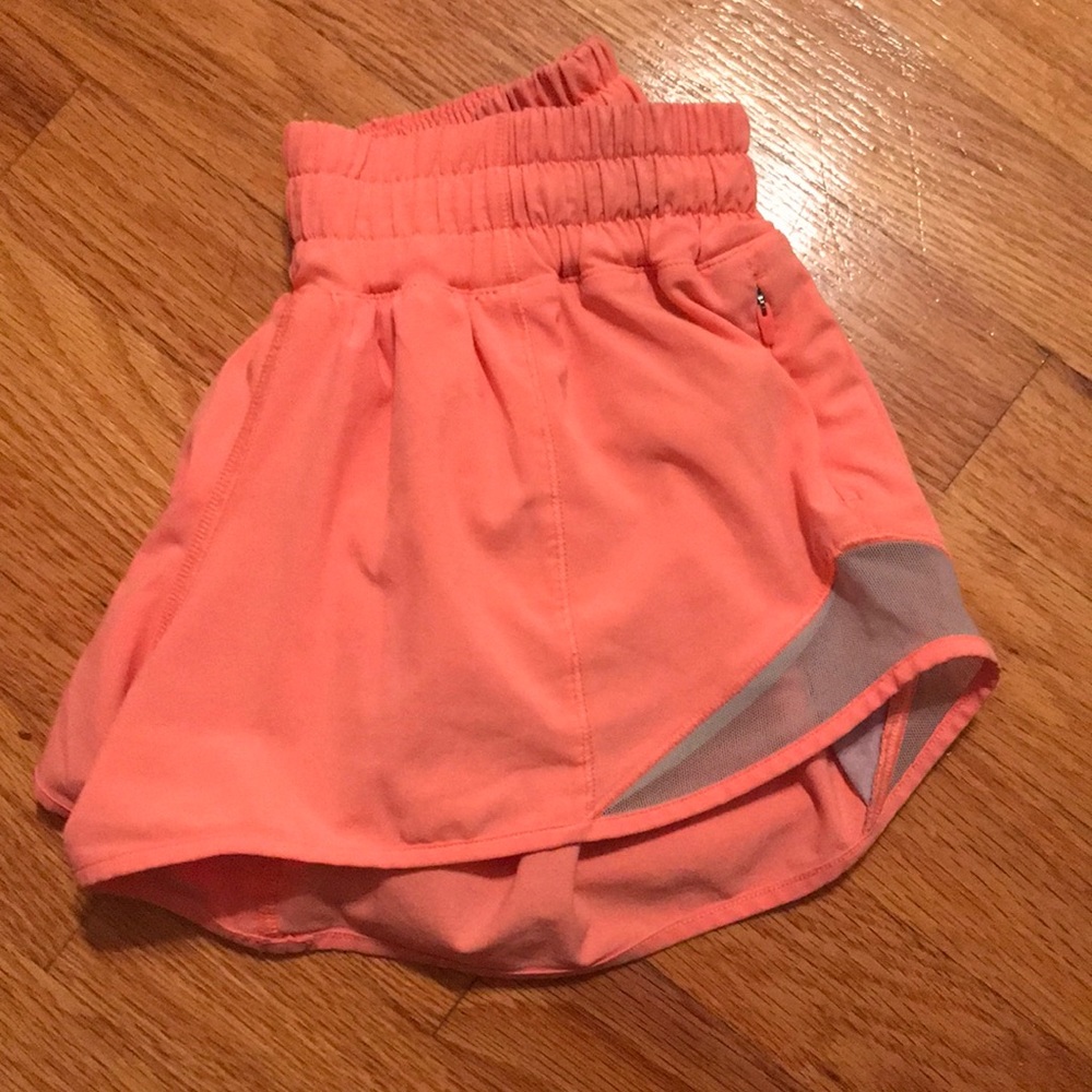 Pop orange hotty hot shorts